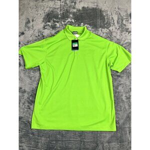 Nike Golf Dri-Fit Polo Shirt Mens XL Green Stay Cool Short Sleeve Lightweight